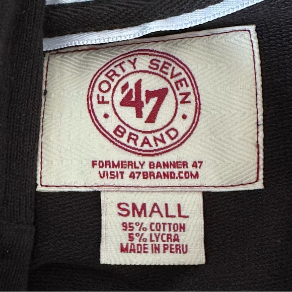 🆕 NEW 47 Brand Pittsburgh Penguins Full- Zip Jacket Size S NWT - Picture 7 of 13